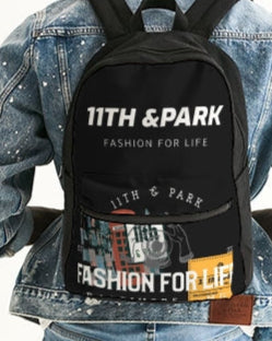 BLACK Small Canvas Backpack