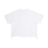 Distressed Skater Tee ( Black )